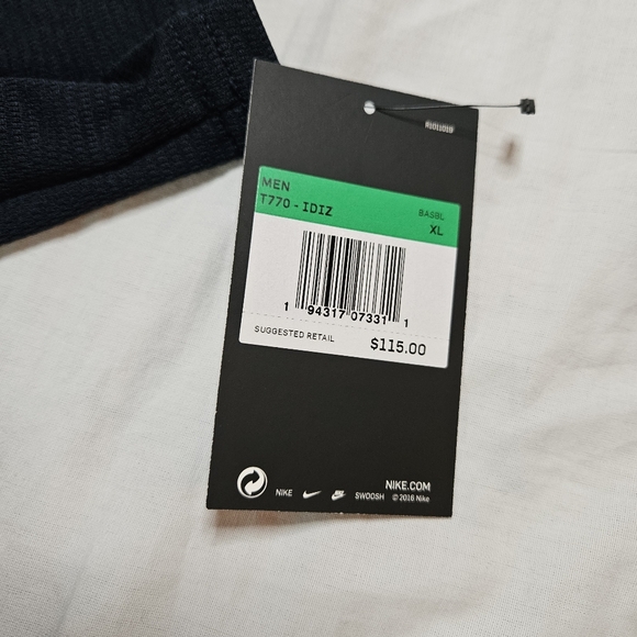 Nike Cleveland Indians Blue Road Jersey Official T770-IDIZ Men's Size XLarge - Picture 4 of 9